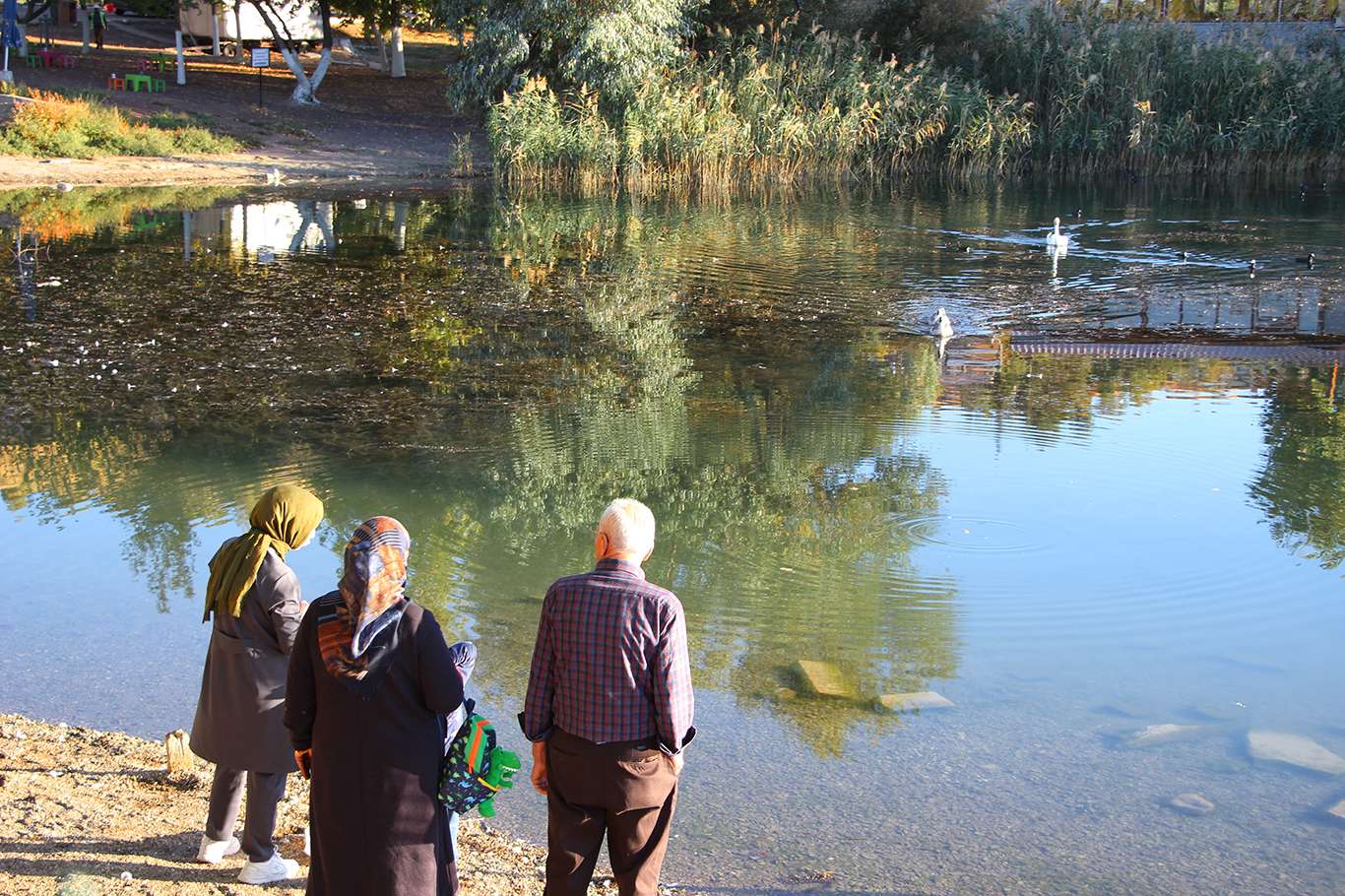Adıyaman'daki tabiat parkı sonbaharın gelmesiyle birlikte sessizliğe bürünmeye başladı